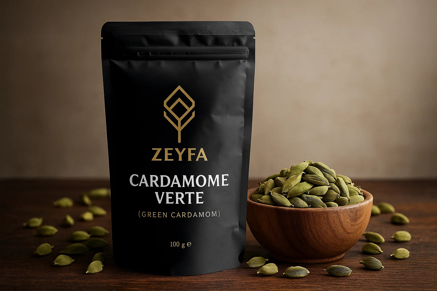 🌿 Cardamome Verte – Zeyfa Spices (100g)