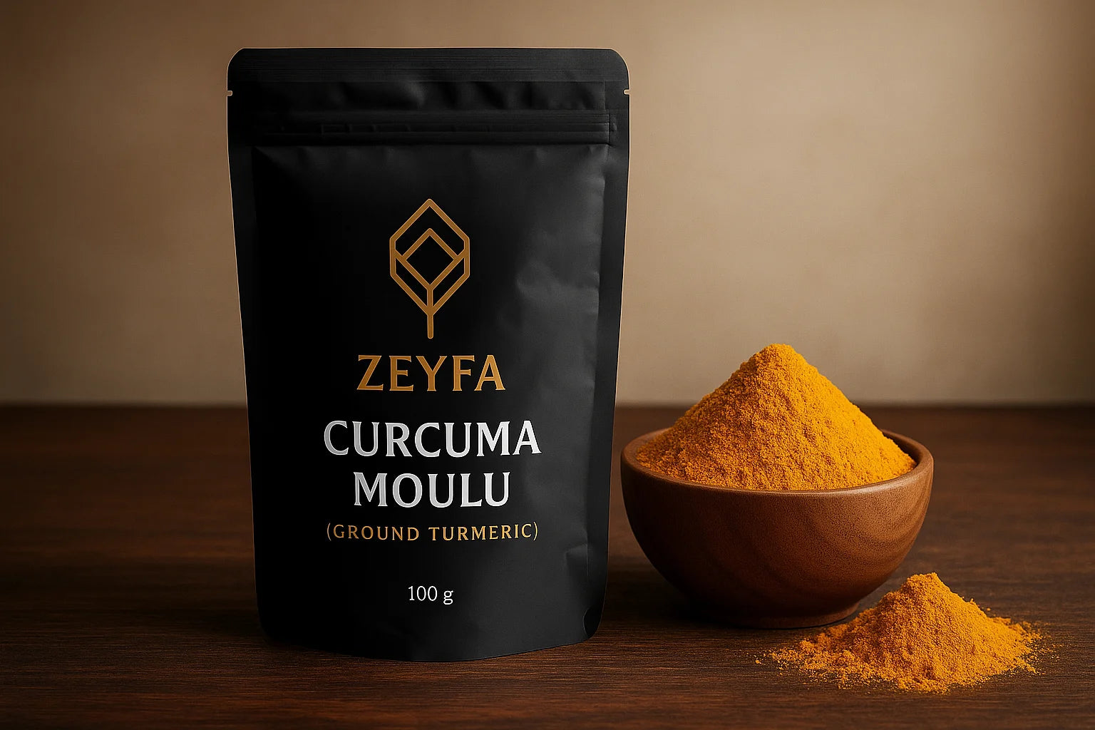 🌿 Curcuma Moulu – Zeyfa Spices (100g)